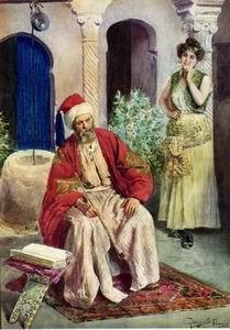 Arab or Arabic people and life. Orientalism oil paintings 125, unknow artist